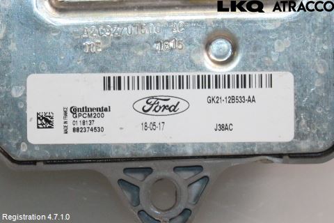 Ford TRANSIT/TOURNEO CUSTOM 13-24 Relä Glödning Diesel