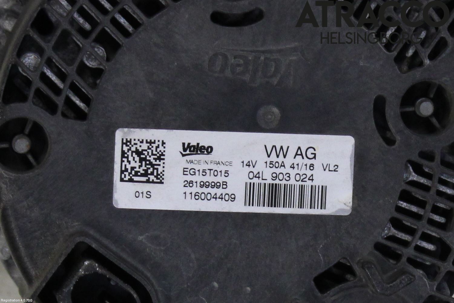 Audi A4/S4 B9 16-19 Generator