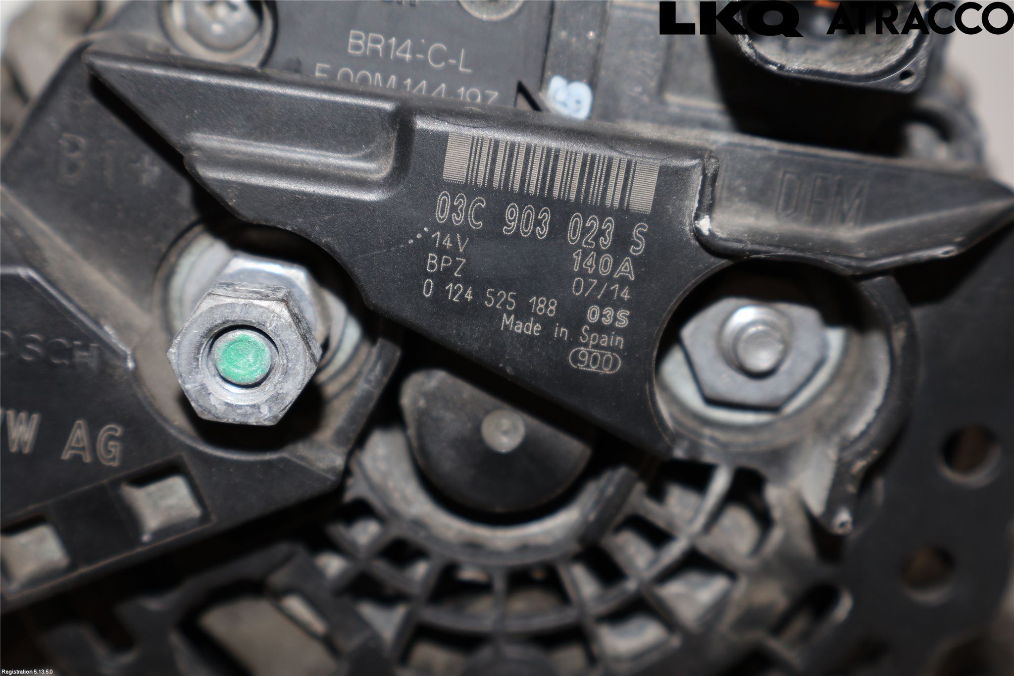 Volkswagen VW TOURAN 10-15 Generator