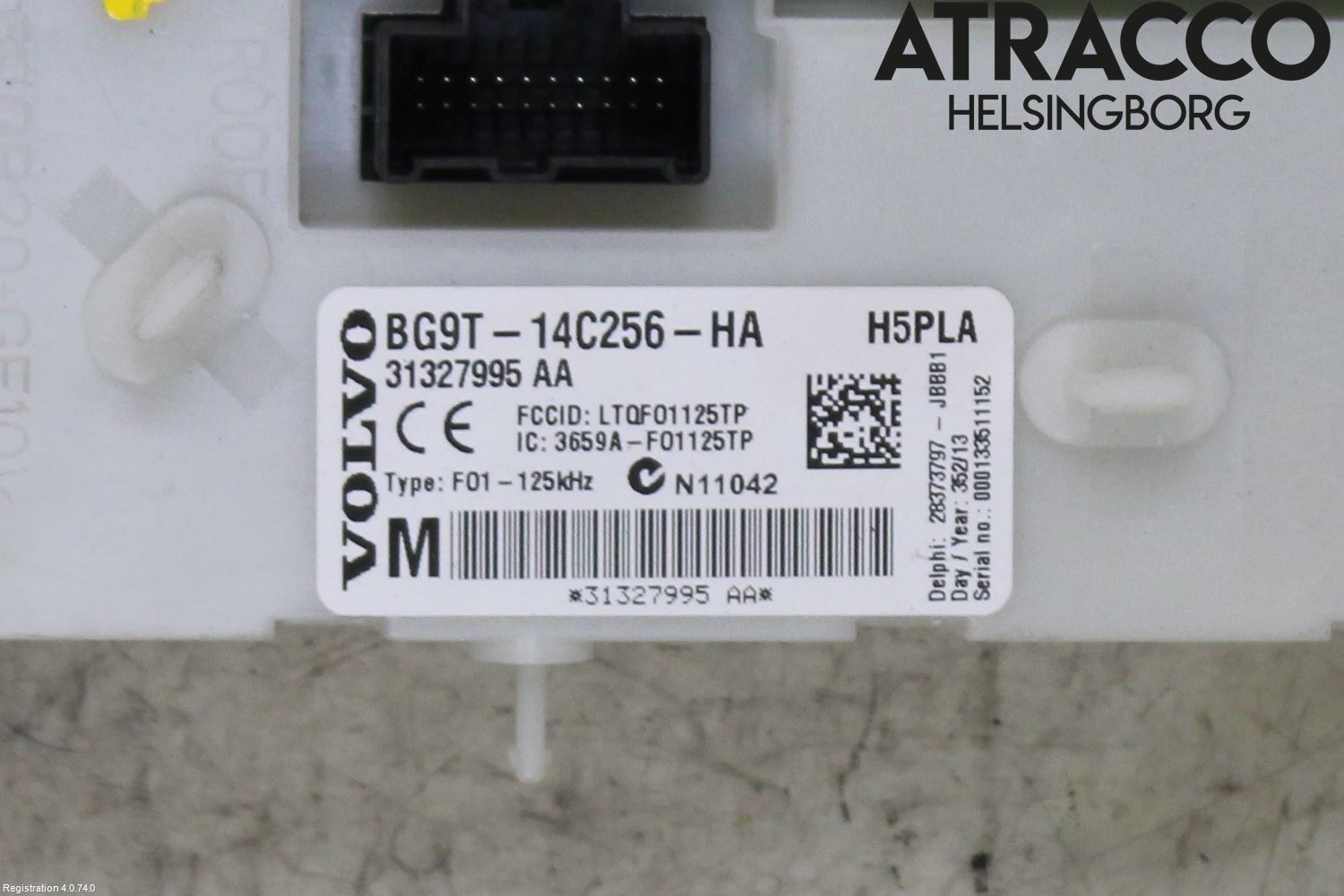 Volvo V60 14-18 Säkringsdosa-Elcentral