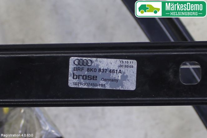 Audi A4/S4 08-11 Fönsterhissmekanism