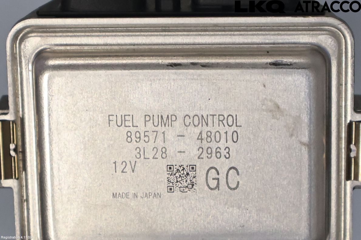 Toyota C-HR 24- Styrenhet Bränslepump