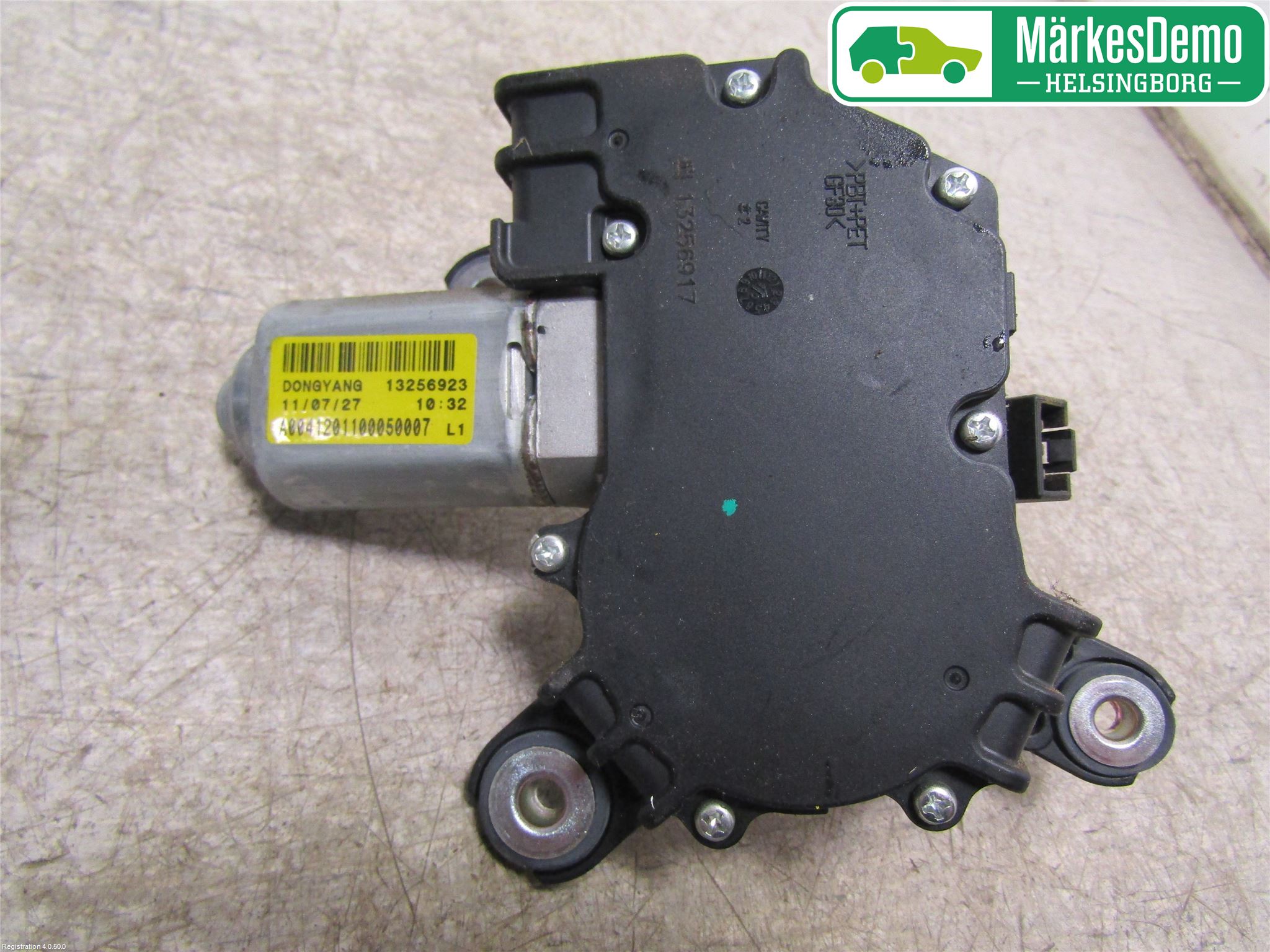 Opel ZAFIRA C 12-19 Torkarmotor Baklucka