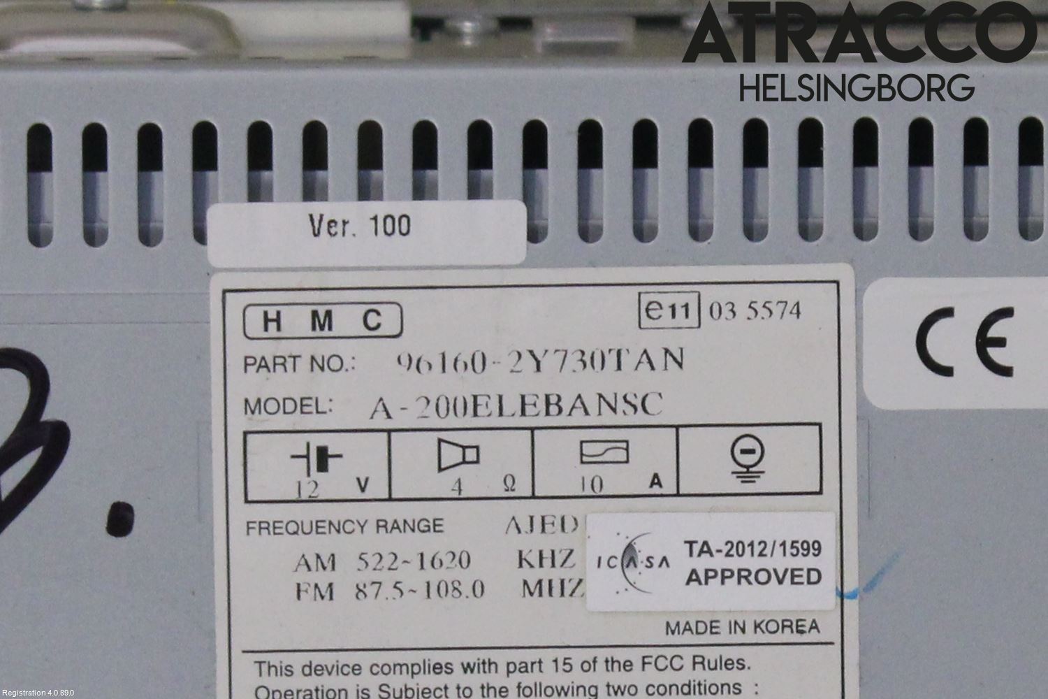 Hyundai ix35 Cd Radio - Multimediapanel