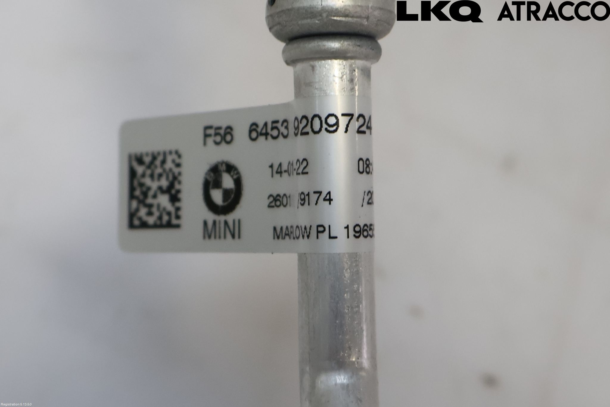 Mini COUNTRYMAN F60 17-23 Ac Slang-Rör