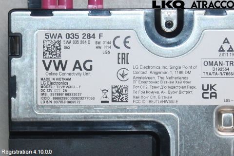 Volkswagen VW CADDY 21- Styrenhet Övrigt