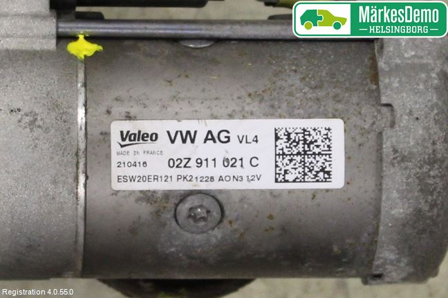 Volkswagen VW POLO 10-17 Startmotor Diesel