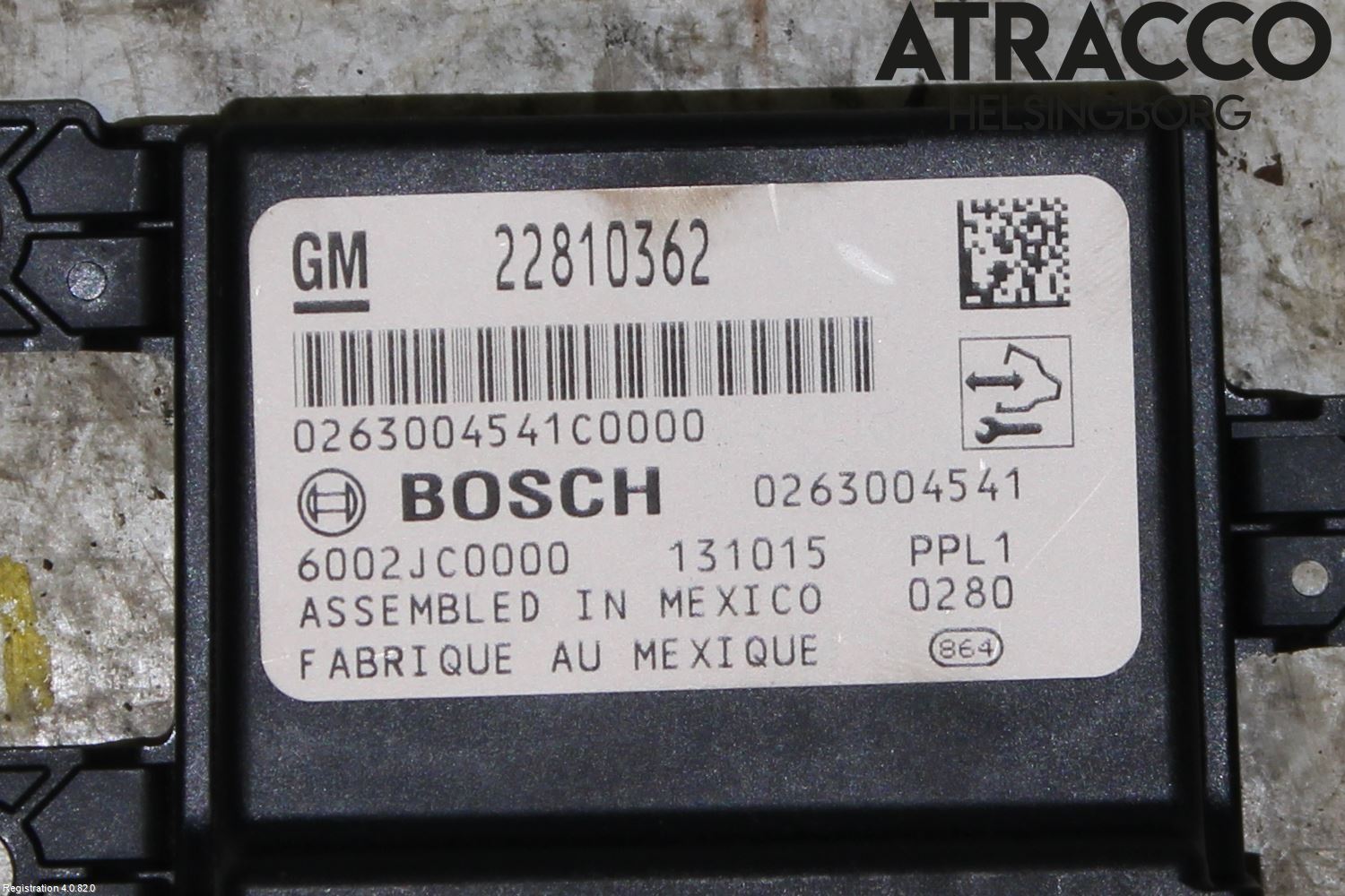 Opel ASTRA J 10-15 Styrenhet Parkeringshjälp