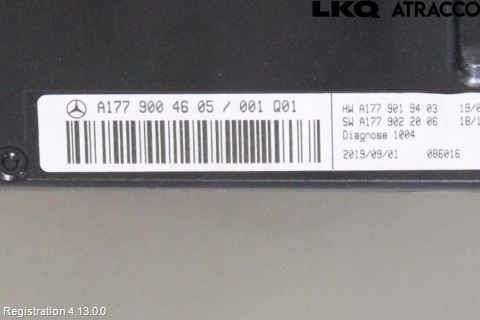 Mercedes-Benz MB A-KLASS (W176) 13-18 Instrument Komb
