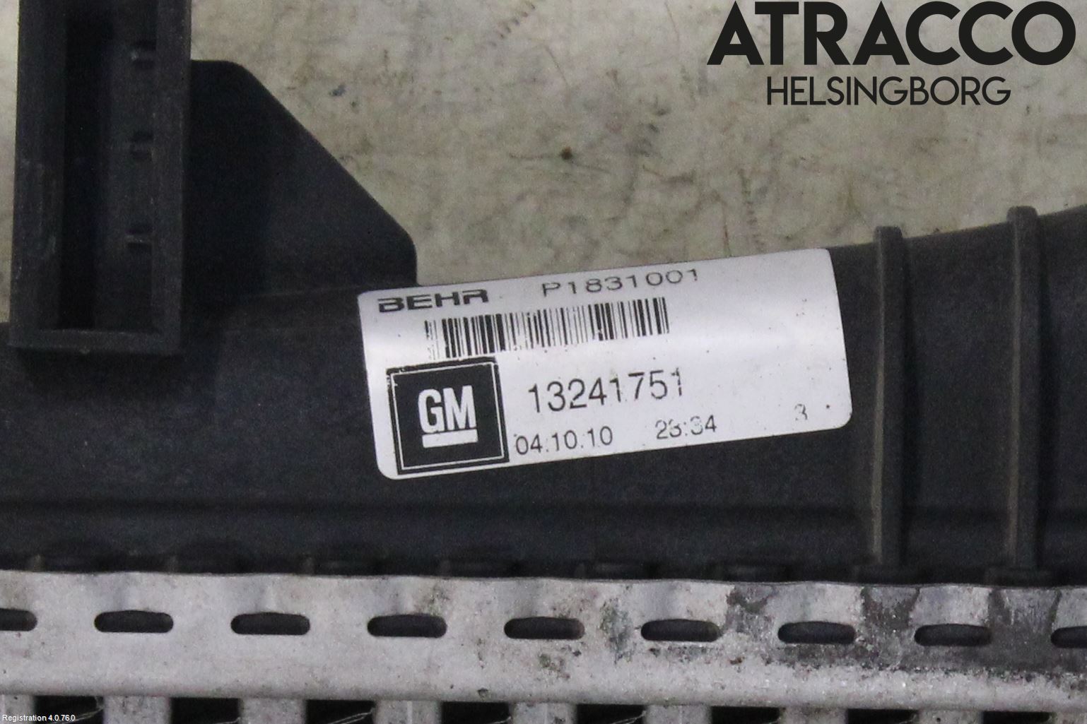 Saab 9-5 10-12 Laddluft-Intercooler Kyl