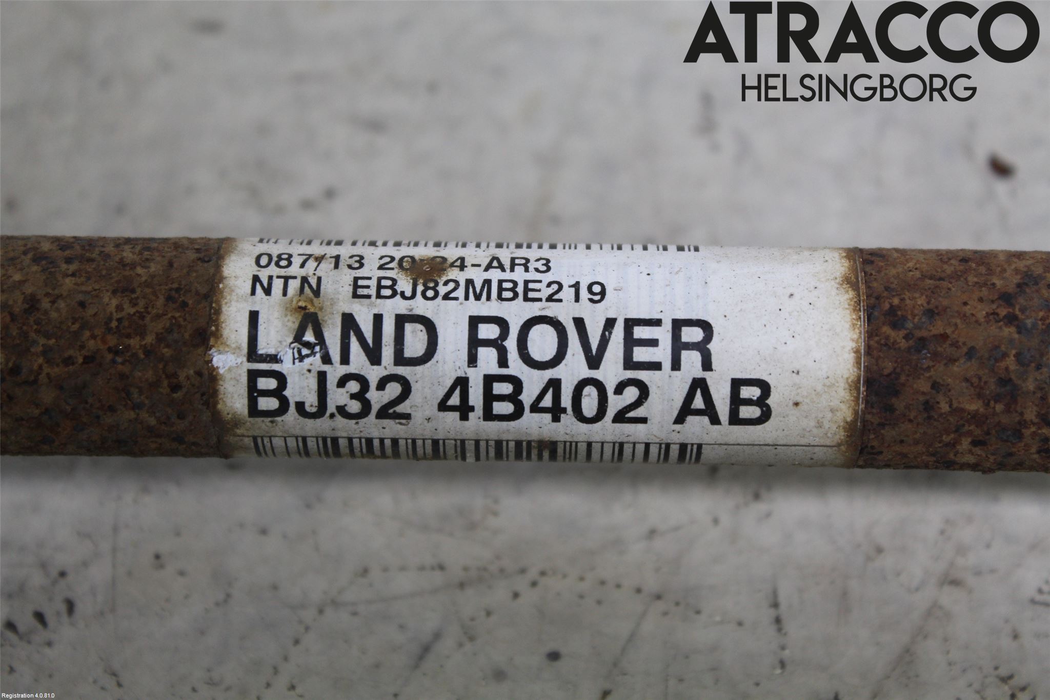 Landrover LAND ROVER RANGE ROVER EVOQUE (L538) 11-18 Drivaxel Bak Höger