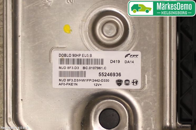 Fiat DOBLO CARGO Styrenhet Insprut Bensin