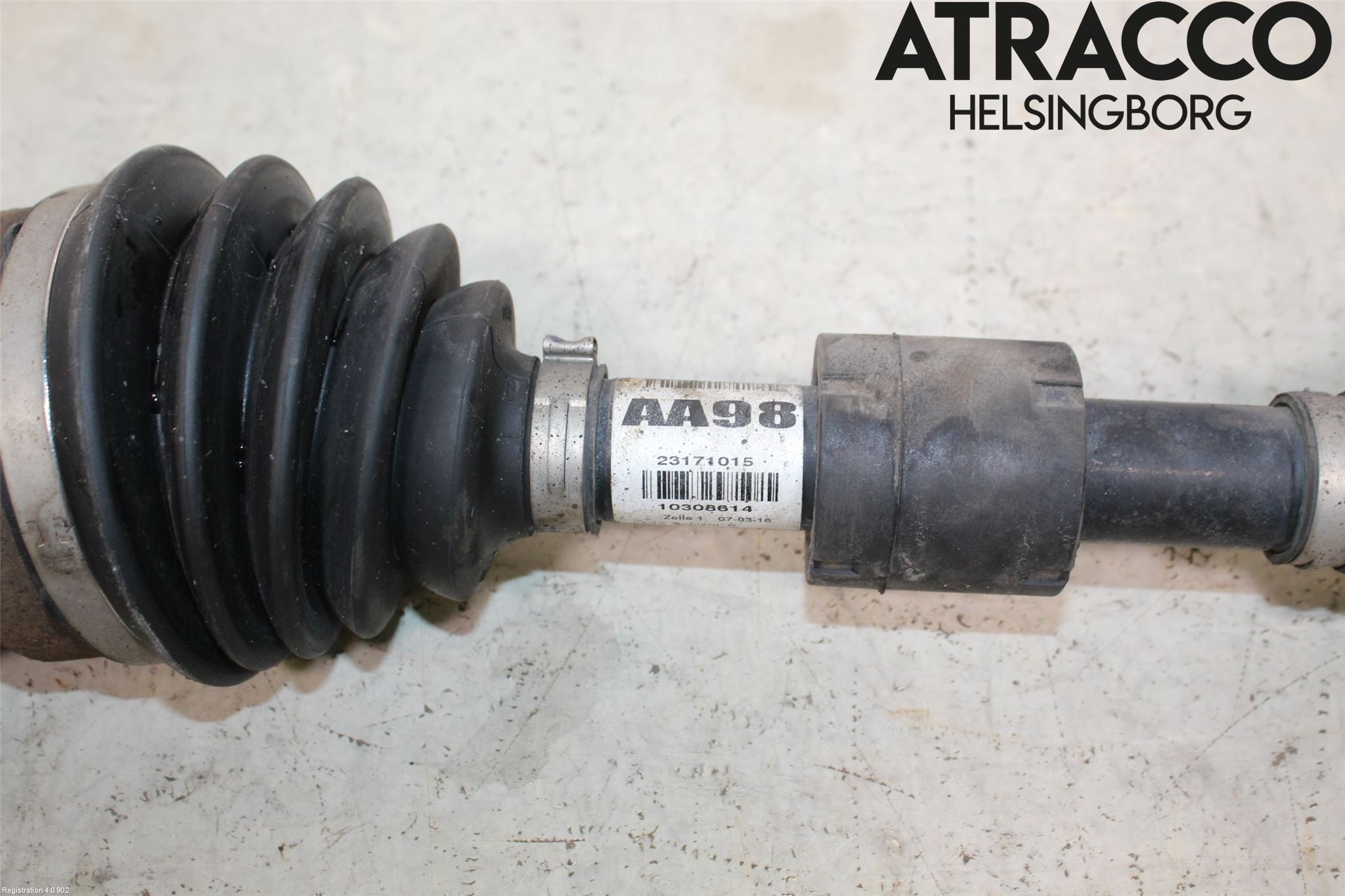 Opel INSIGNIA 09-16 Drivaxel Fram Vänster