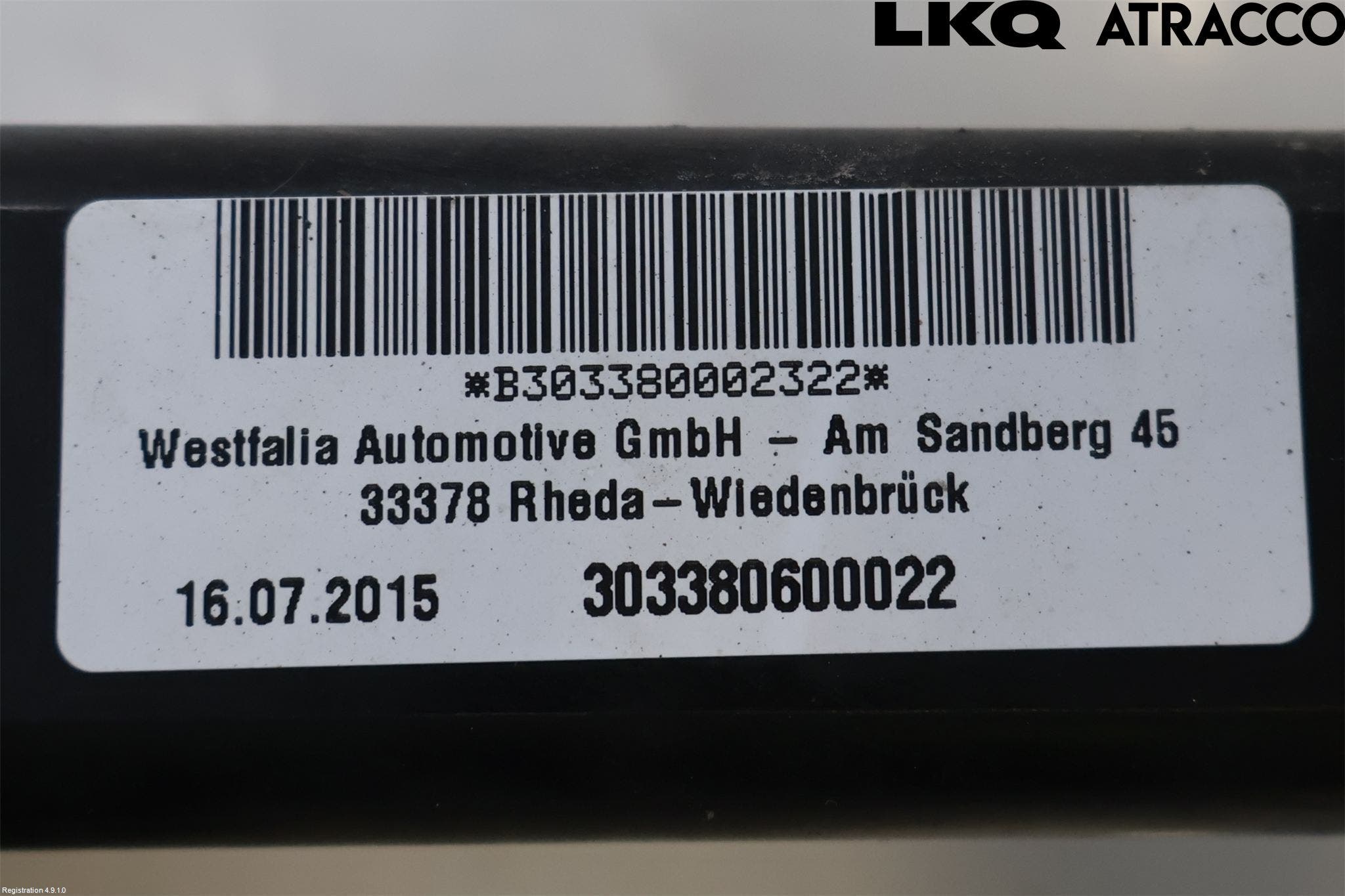 BMW 7 G11/G12 15-22 Dragkrok