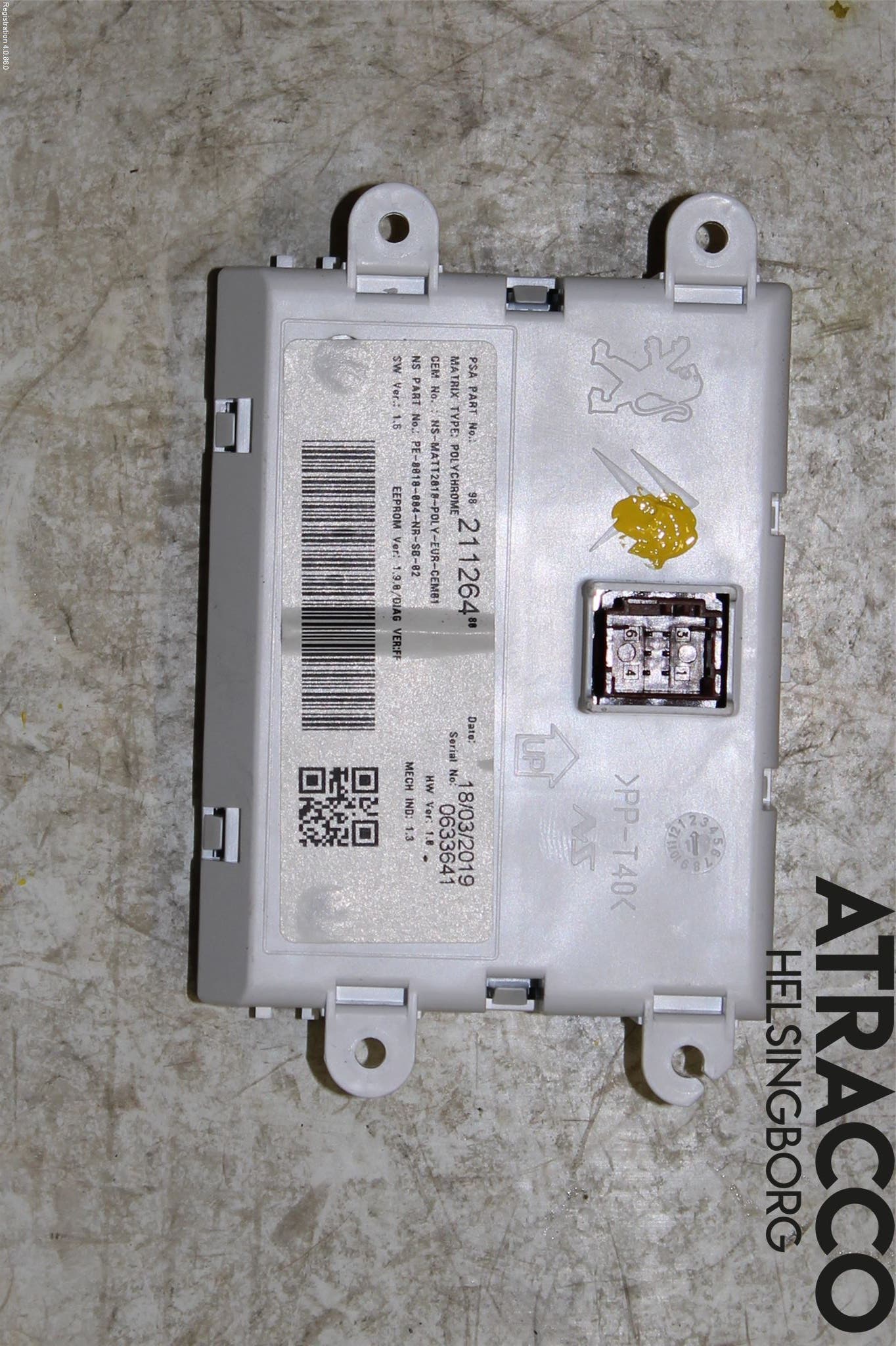 Peugeot PEUGOT 208 16-19 Färddator