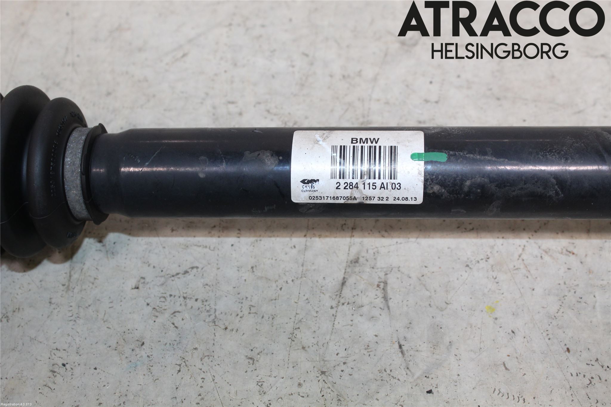 BMW 5 F10/F11/F18 09-17 Drivaxel Bak Vänster