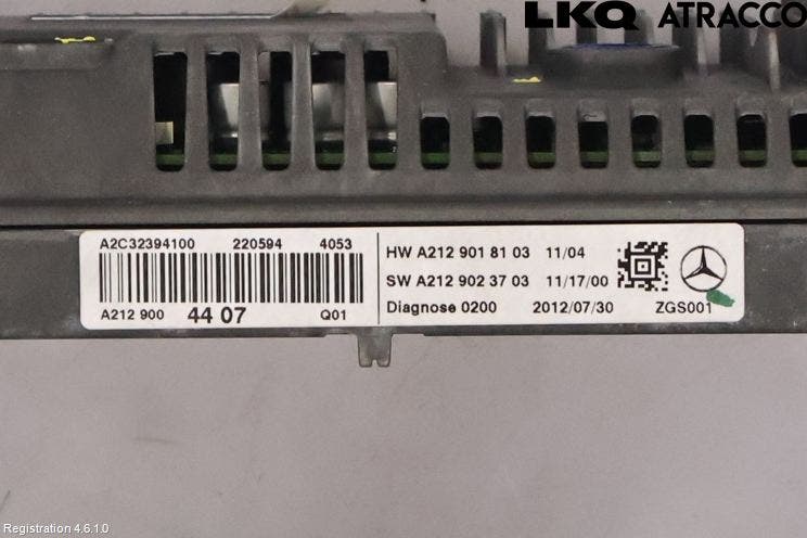 Mercedes-Benz MB CLS (C218/X218) 11-17 Multifunktionsdisplay