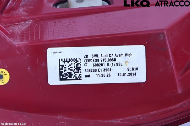 Audi A6/S6 4G 11-18 Bakljus Vänster