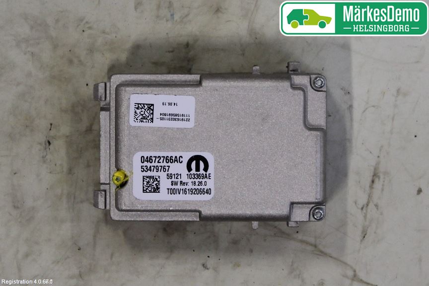 Jeep COMPASS Sensor Aktivt Kollisionsskydd