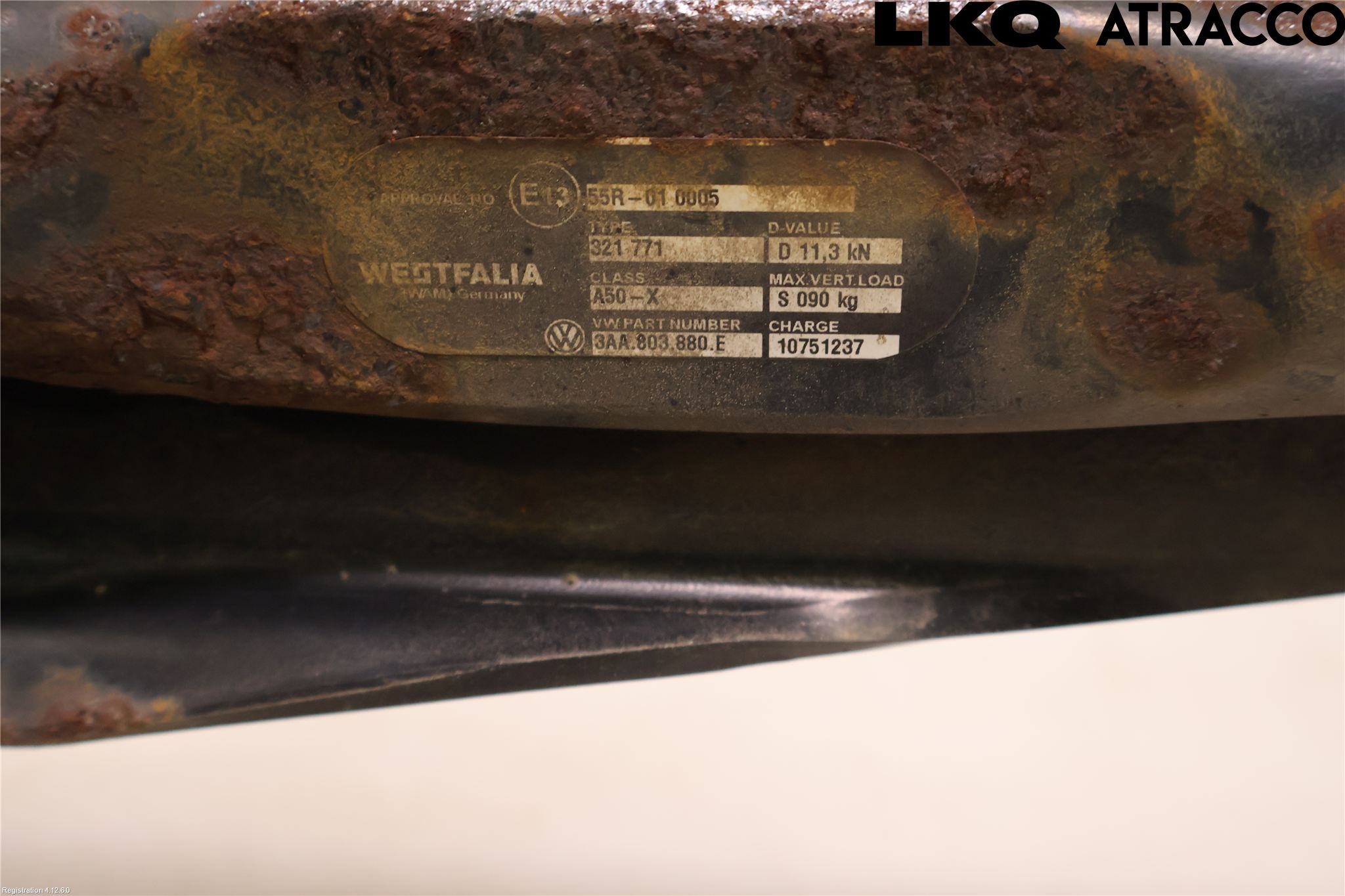 Volkswagen VW PASSAT 11-14 Dragkrok