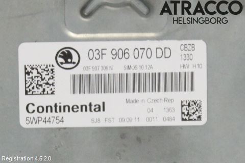 Skoda YETI Styrenhet Insprut Bensin