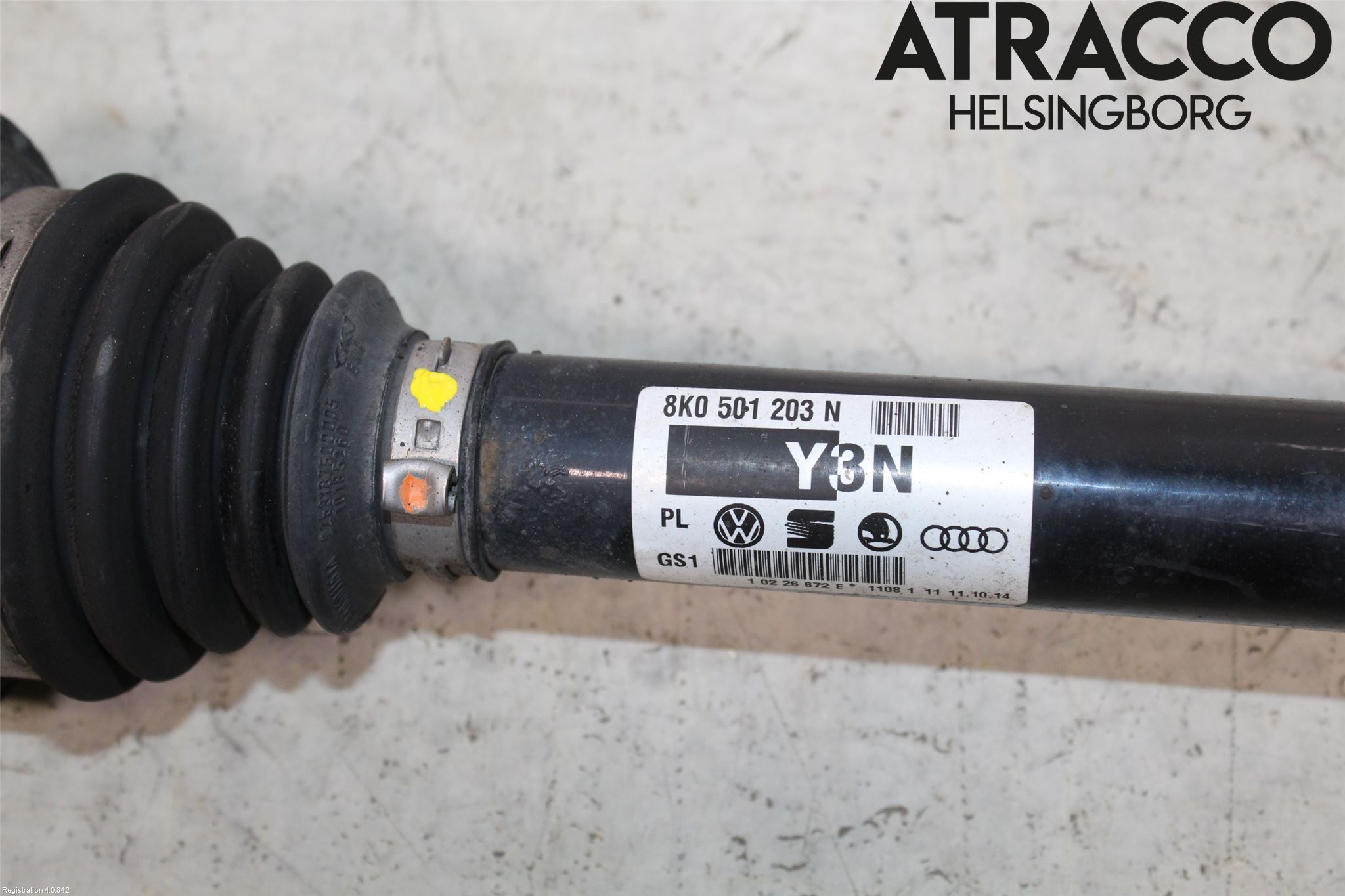 Audi A5 07-16 Drivaxel Bak Vänster