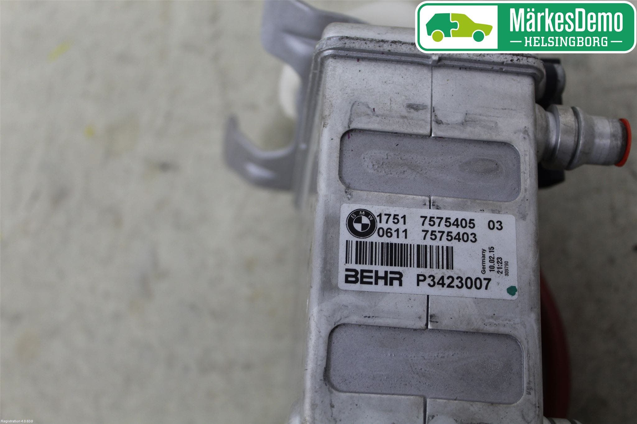 BMW X6 F16 14-19 Laddluft-Intercooler Kyl