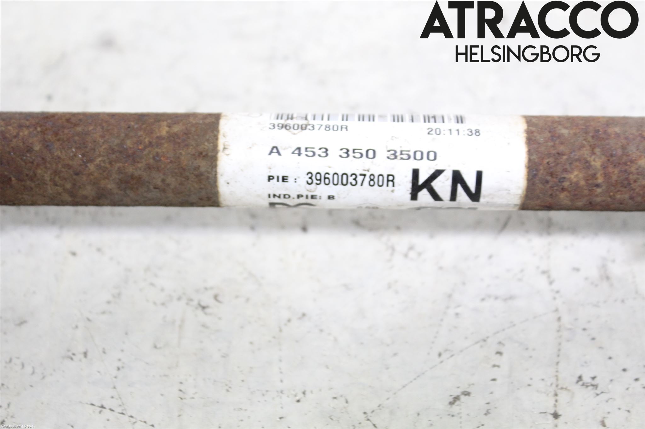 Renault TWINGO II 07-16 Drivaxel Bak Vänster