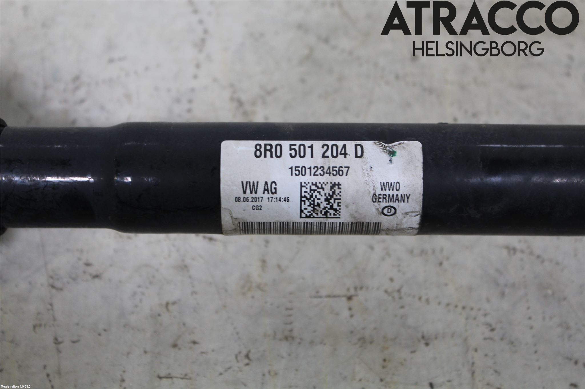 Audi A8/S8 4H 10-17 Drivaxel Bak Höger