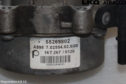 Alfa GIULIETTA Vakuumpump