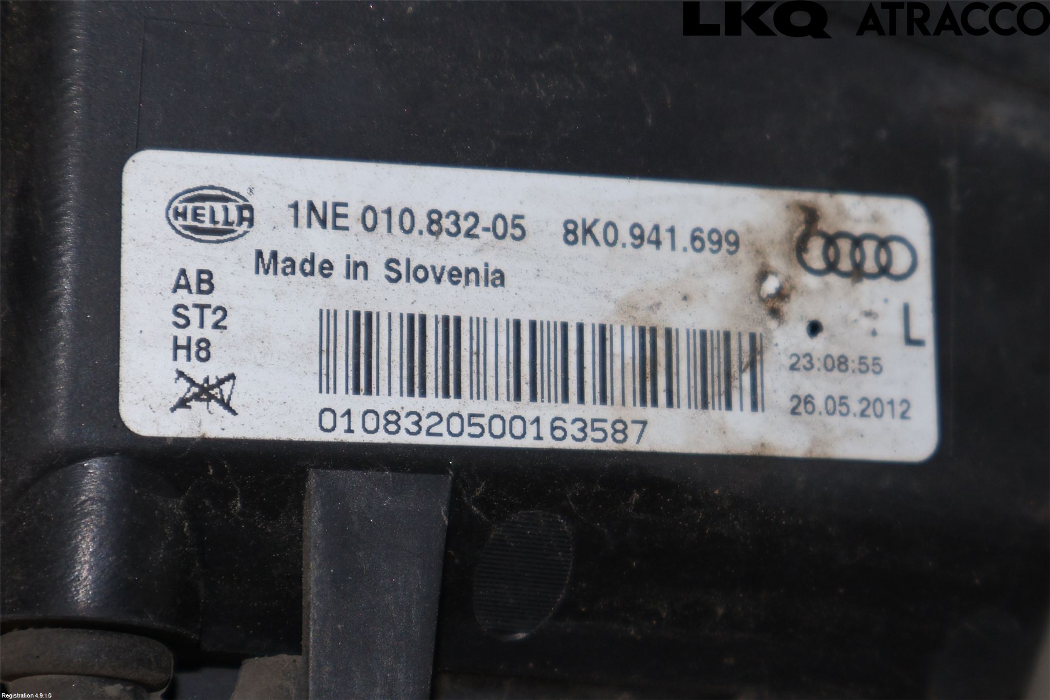 Audi A4 12-15 Dimljus-Varselljus Fram