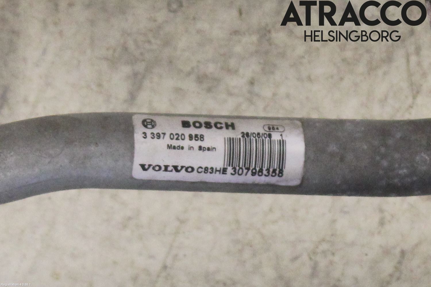 Volvo V70 08-13 Torkarmekanism Vindruta