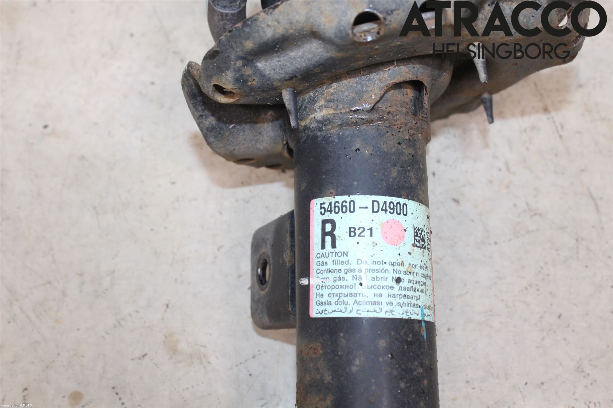 Kia OPTIMA 16-20 Fjäderben Fram Höger