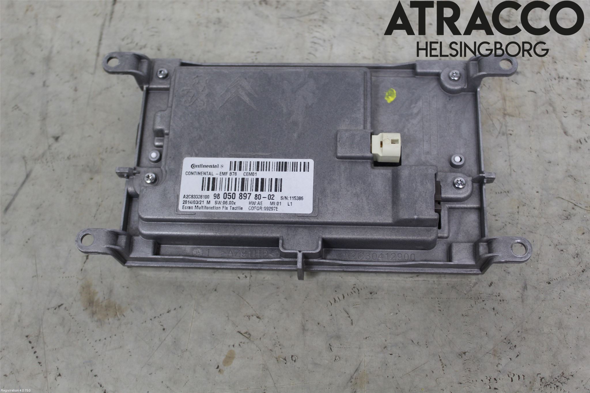 Citroen C4 GRAND PICASSO 14-18 Multifunktionsdisplay