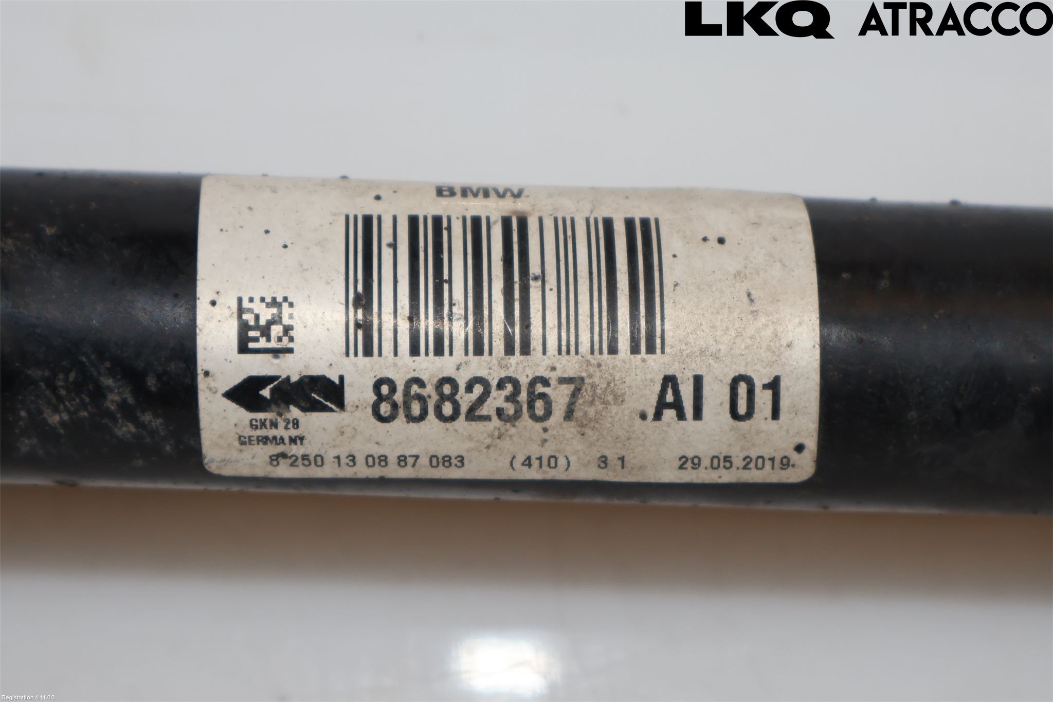 BMW 3 G20/G21/G80/G81 19- Drivaxel Fram Vänster