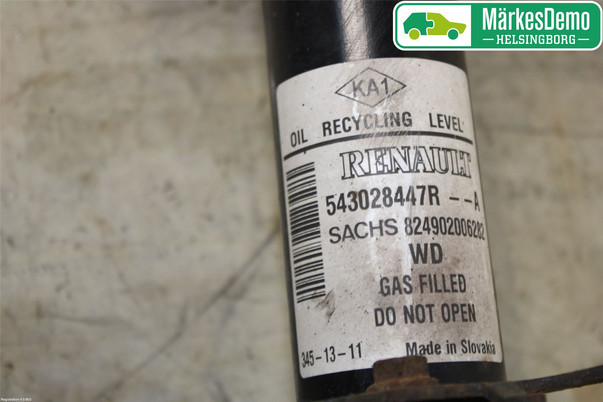 Dacia LODGY 12-18 Fjäderben Fram Vänster