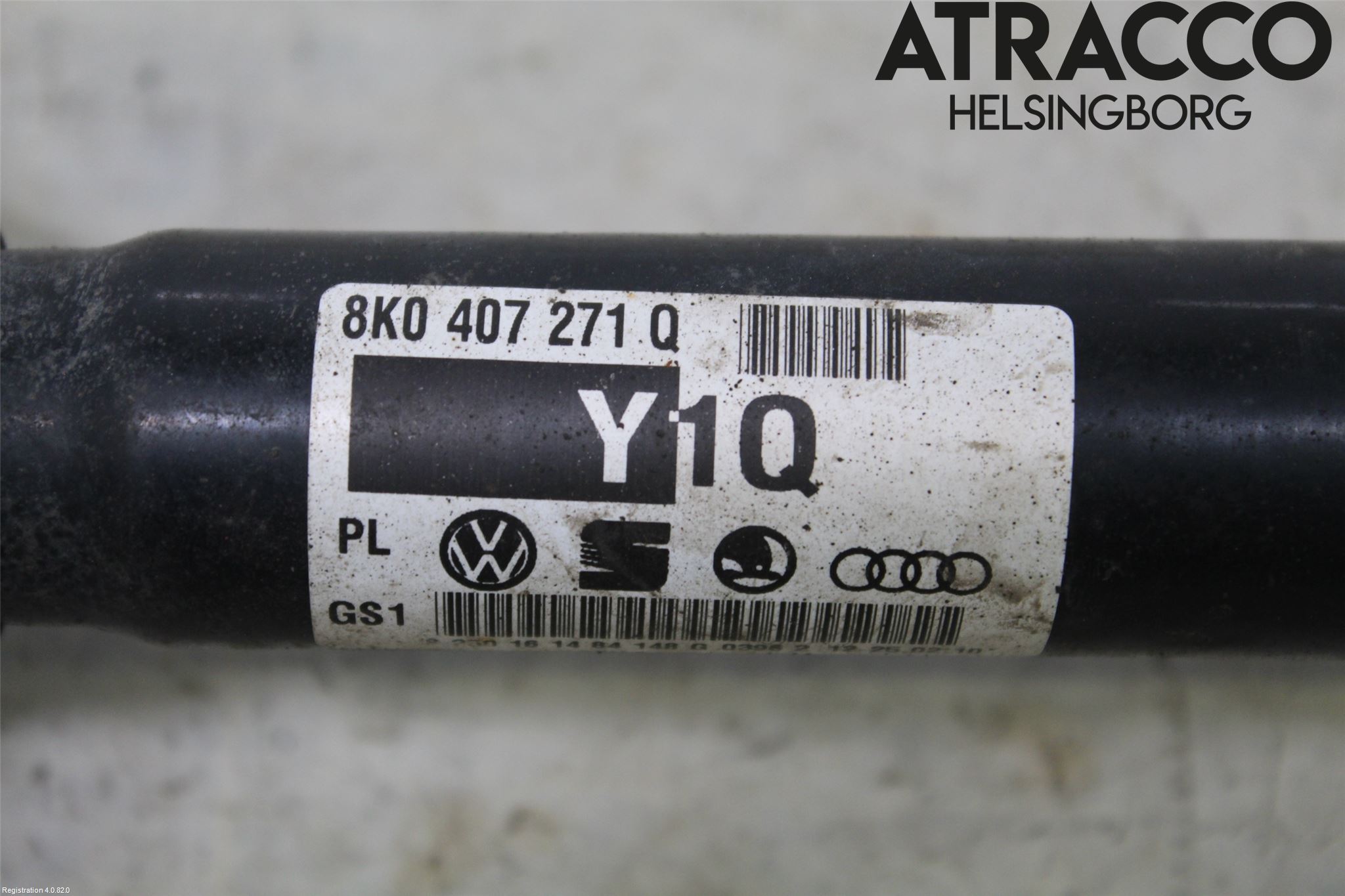 Audi A5 07-16 Drivaxel Fram Vänster