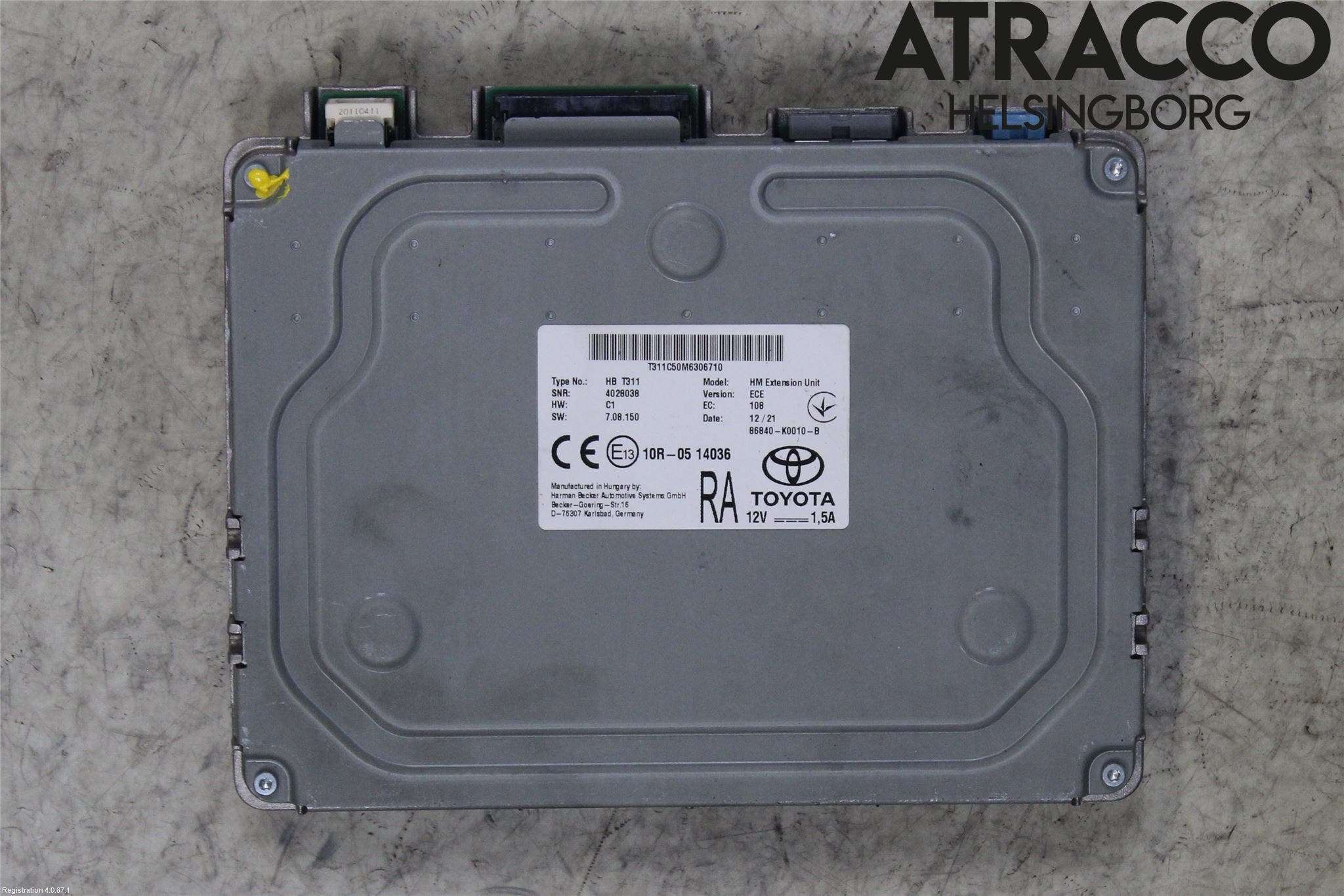 Toyota RAV4 19- Radio Övrigt