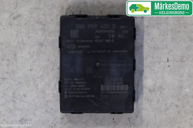 Volkswagen VW PASSAT 15-19 Styrenhet Nyckellöst System