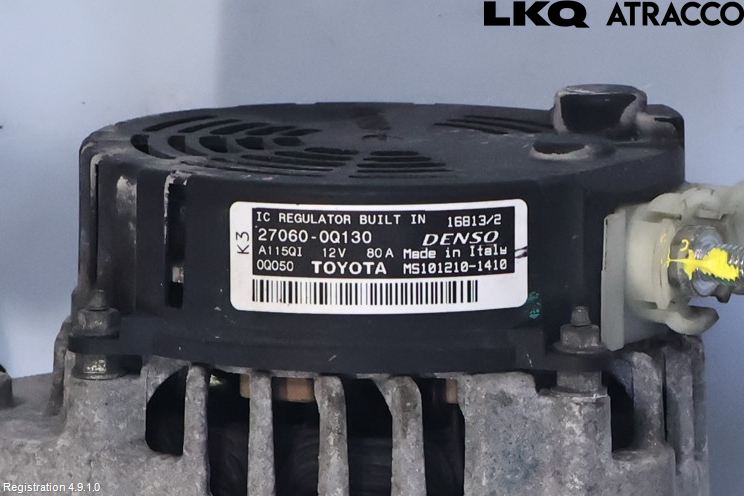 Toyota AYGO 06-14 Generator