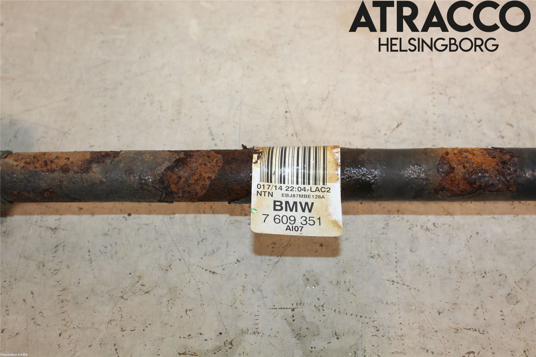 BMW 4 F32/F33/F82/F83 13-20 Drivaxel Bak Vänster