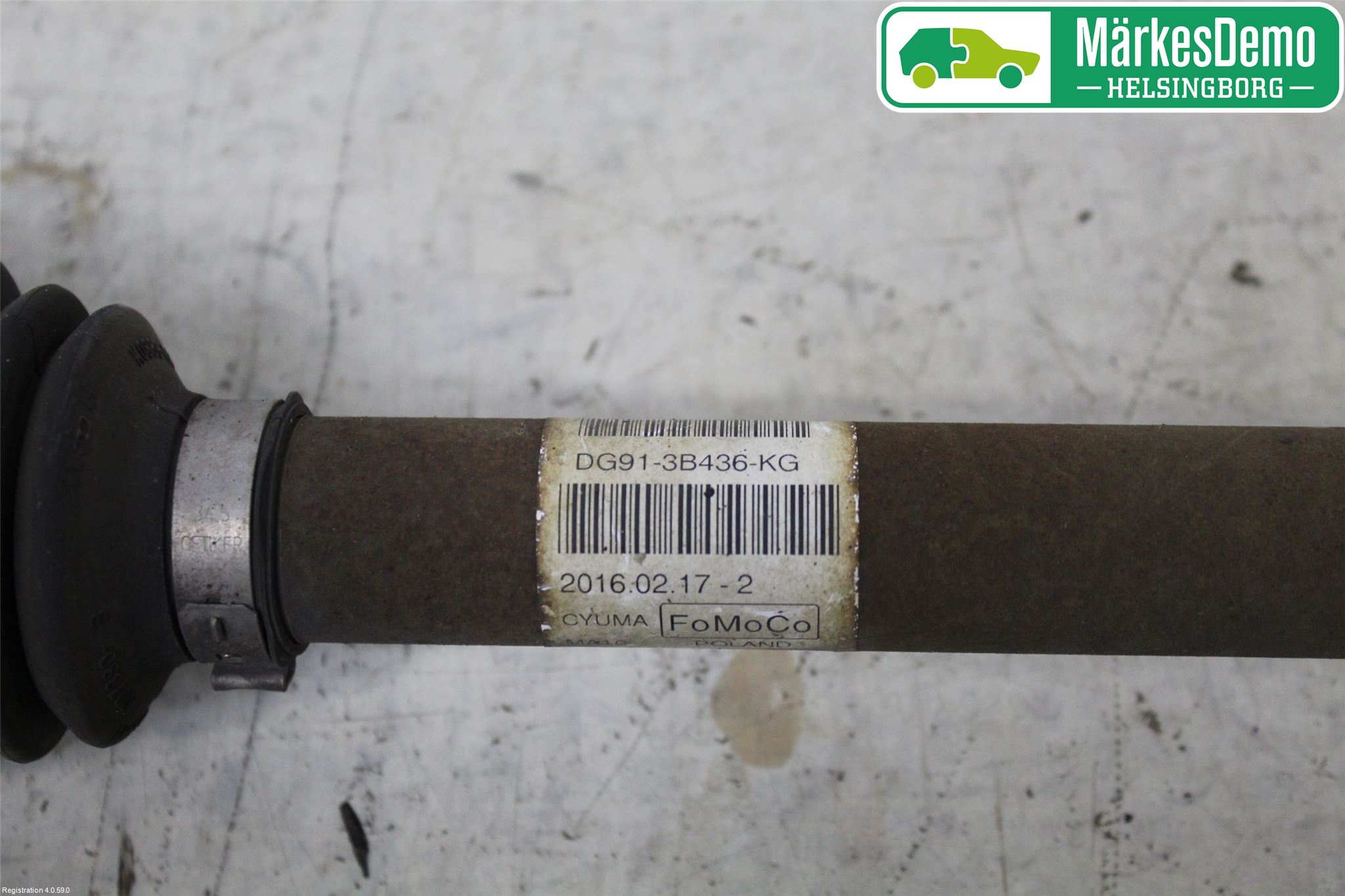 Ford MONDEO 15-22 Drivaxel Fram Höger