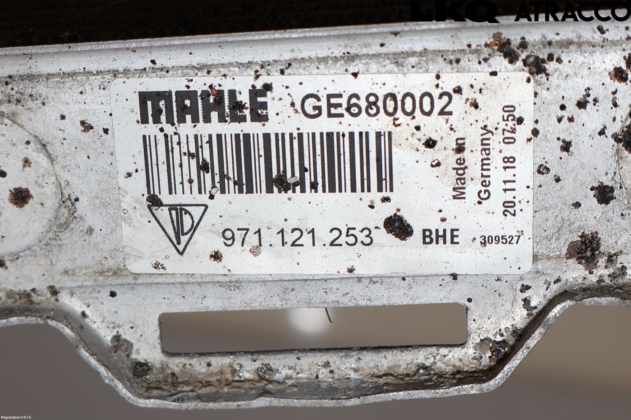 Porsche PANAMERA 09- Kylare Aut