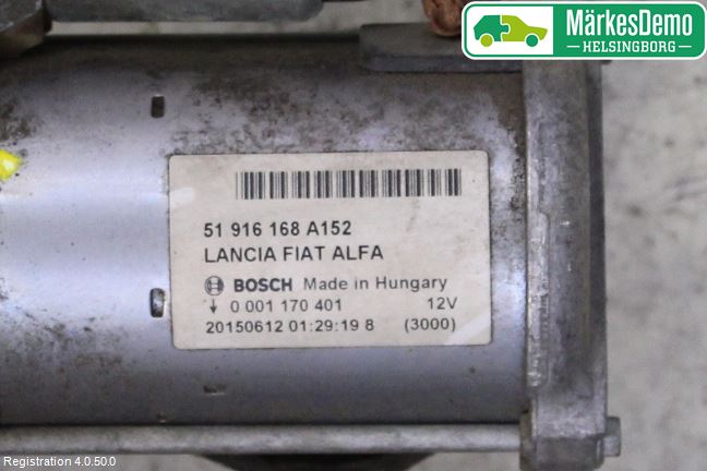 Fiat 500X 15- Startmotor