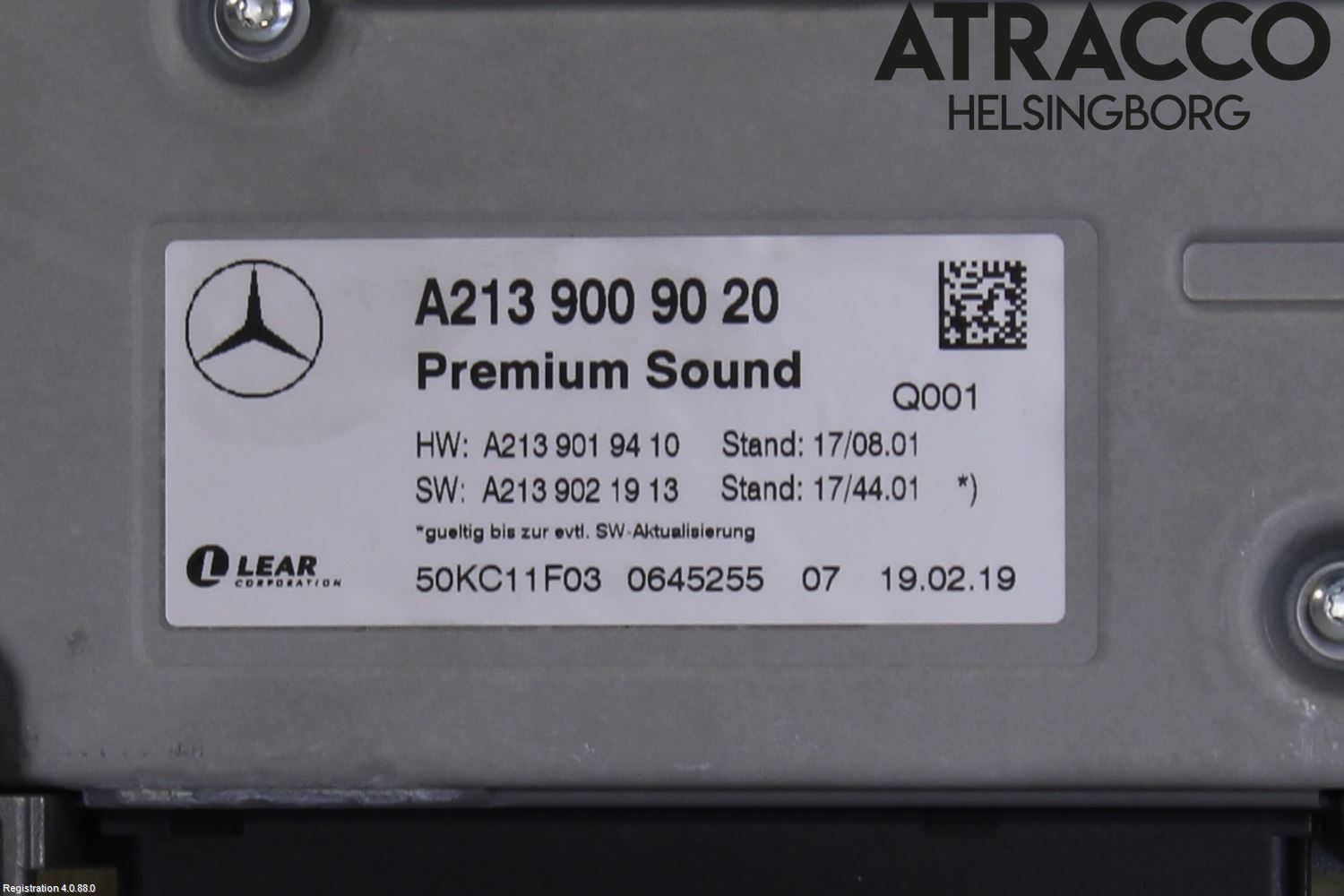 Mercedes-Benz MB C-KLASS (W205) 14-21 Radio-Stereo Förstärkare