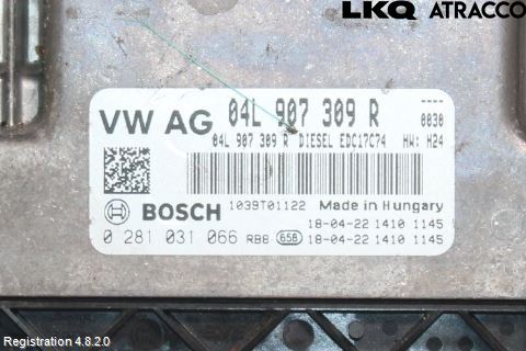 Volkswagen VW GOLF SPORTSVAN 15-20 Styrenhet Inspump Diesel