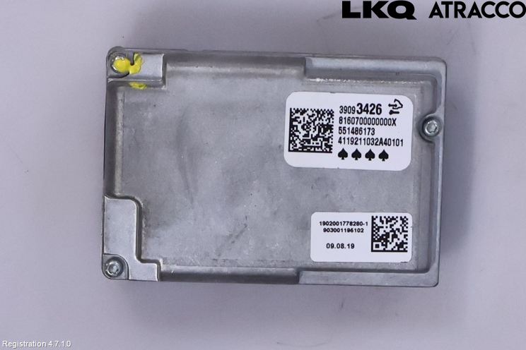 Opel ASTRA K 16-22 Sensor Aktivt Kollisionsskydd