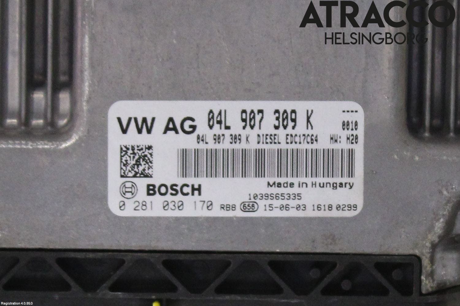 Volkswagen VW TIGUAN 07-16 Styrenhet Inspump Diesel