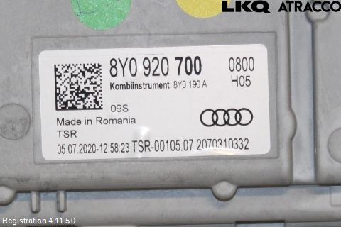 Audi A3/S3 8Y 21- Instrument Komb