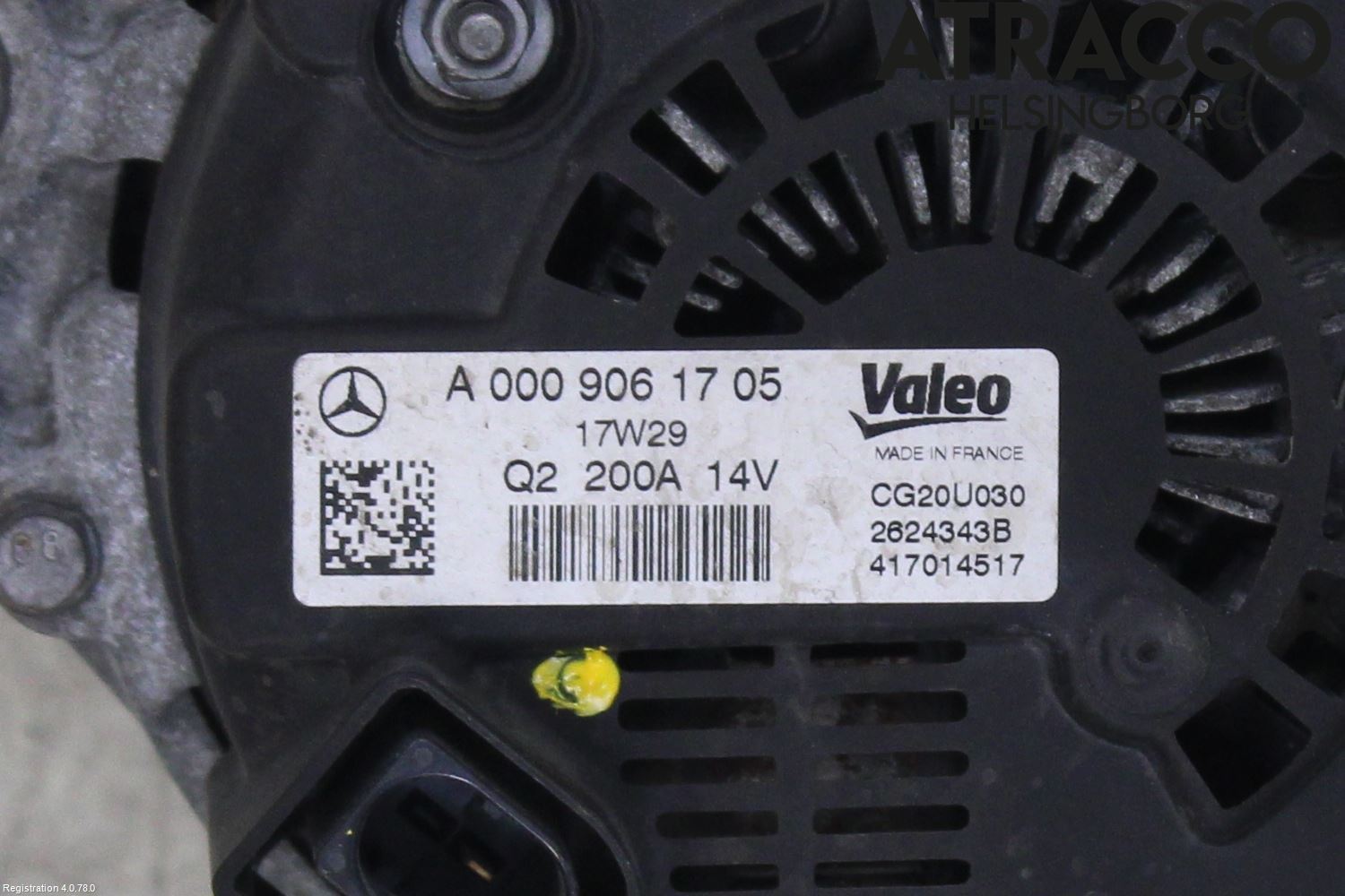 Mercedes-Benz MB C-KLASS (W205) 14-21 Generator